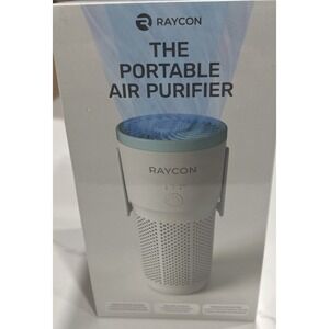 Raycon Portable Air Purifier Blue White H13 True Hepa Filters RHA200-23E-BLU NEW